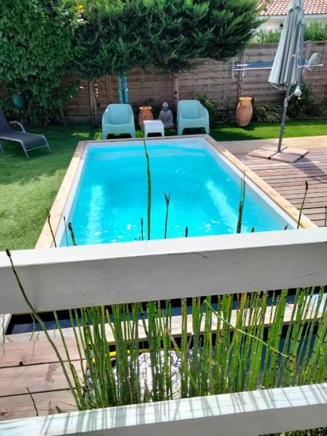 La Cabane Et Sa Cascade Villa Lège-Cap-Ferret Exteriör bild